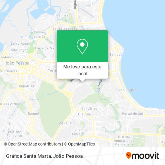 Gráfica Santa Marta mapa