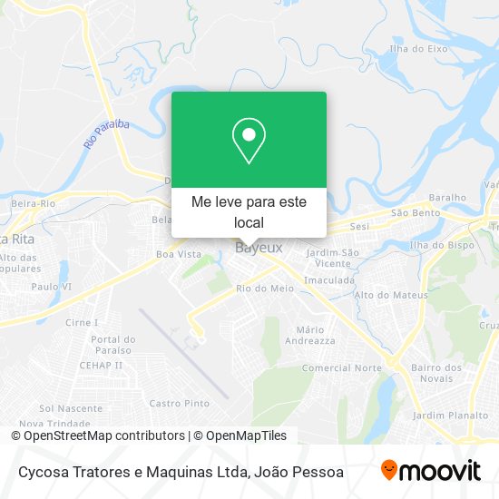 Cycosa Tratores e Maquinas Ltda mapa