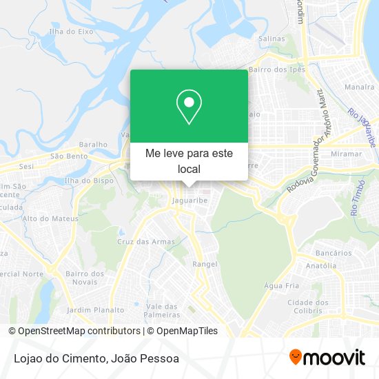 Lojao do Cimento mapa