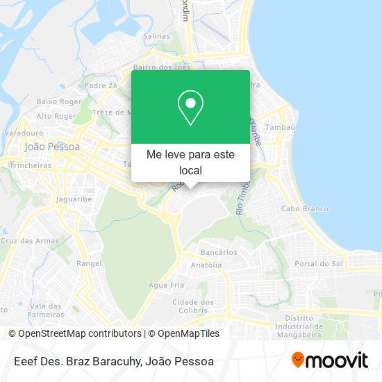 Eeef Des. Braz Baracuhy mapa