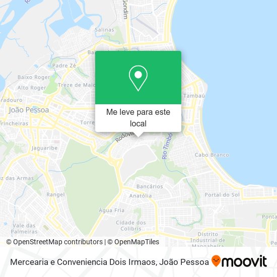 Mercearia e Conveniencia Dois Irmaos mapa