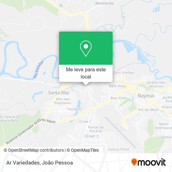Ar Variedades mapa
