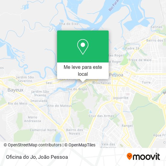 Oficina do Jo mapa