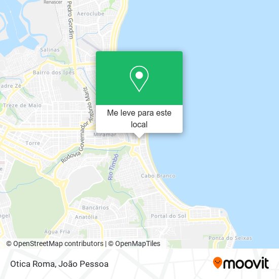 Otica Roma mapa
