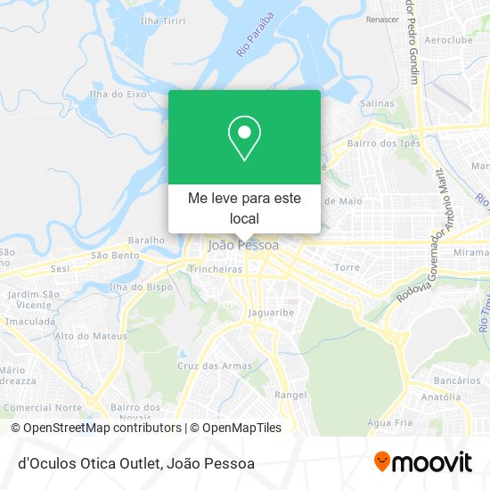 d'Oculos Otica Outlet mapa