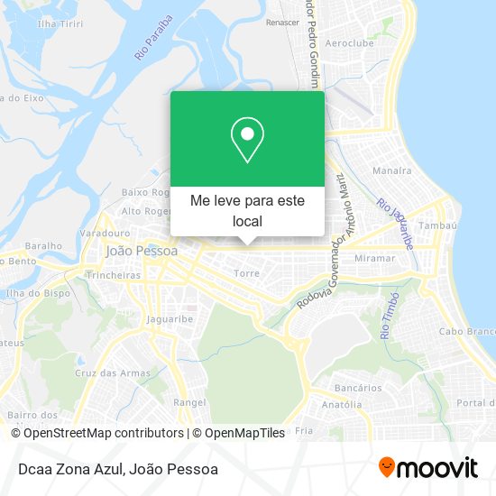Dcaa Zona Azul mapa