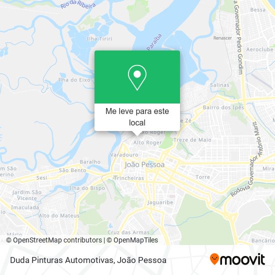 Duda Pinturas Automotivas mapa