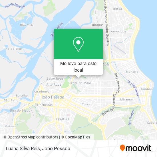 Luana Silva Reis mapa