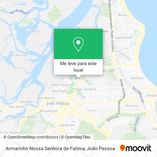 Armarinho Nossa Senhora de Fatima mapa