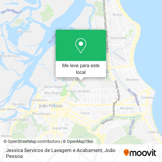 Jessica Servicos de Lavagem e Acabament mapa