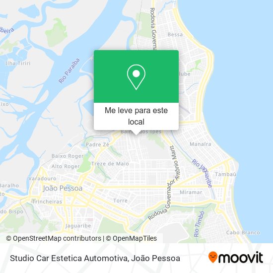 Studio Car Estetica Automotiva mapa