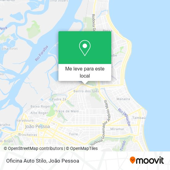 Oficina Auto Stilo mapa