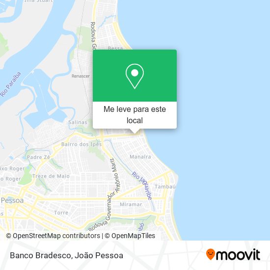 Banco Bradesco mapa