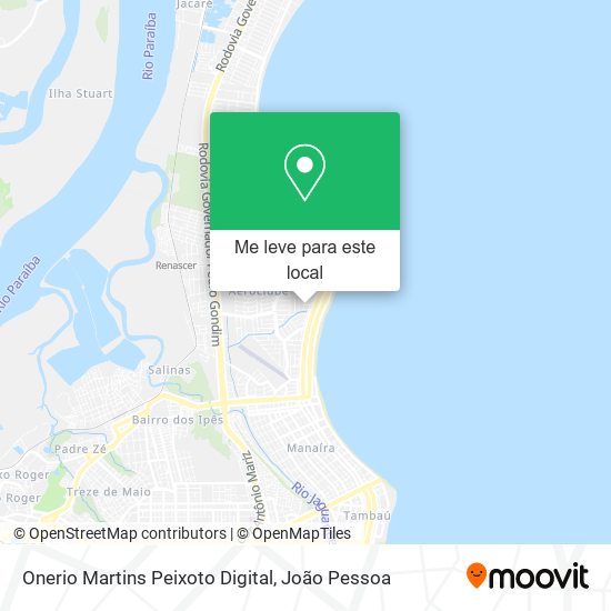 Onerio Martins Peixoto Digital mapa