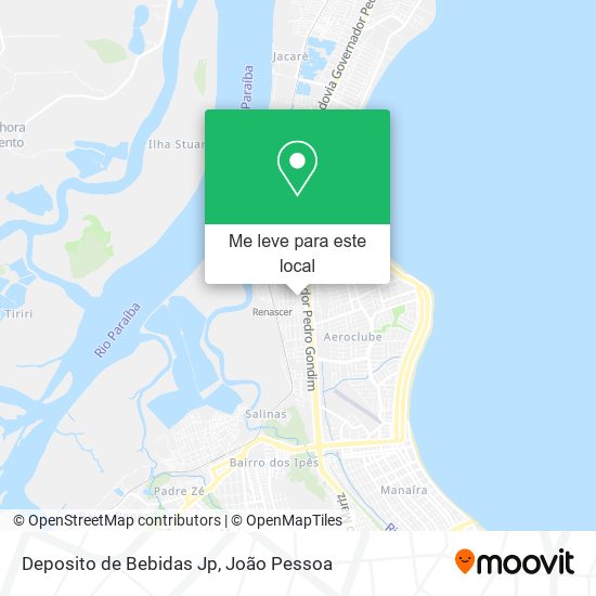 Deposito de Bebidas Jp mapa