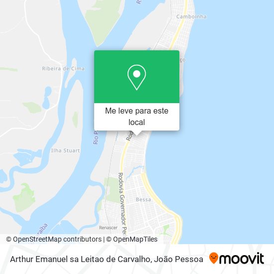 Arthur Emanuel sa Leitao de Carvalho mapa