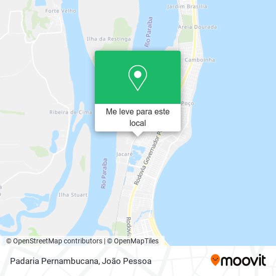 Padaria Pernambucana mapa