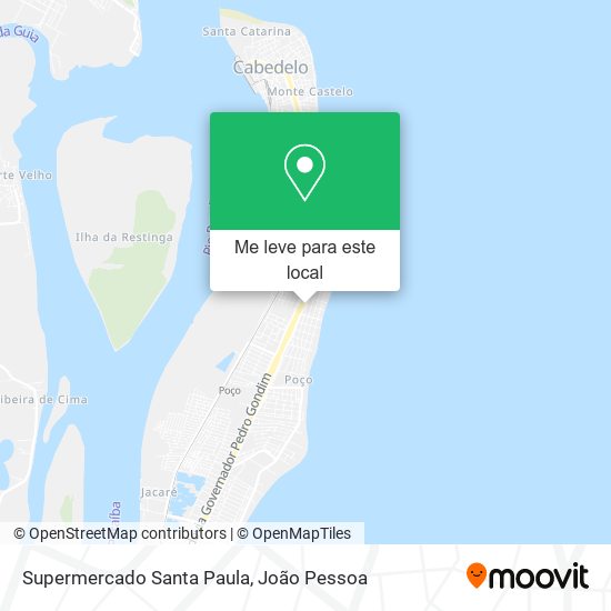 Supermercado Santa Paula mapa