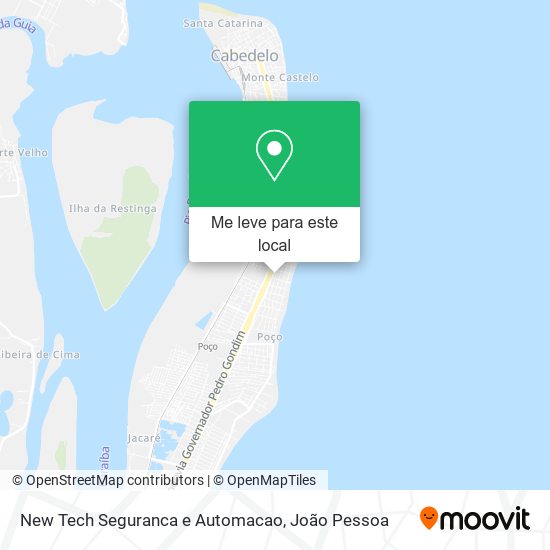 New Tech Seguranca e Automacao mapa
