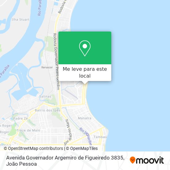 Avenida Governador Argemiro de Figueiredo 3835 mapa