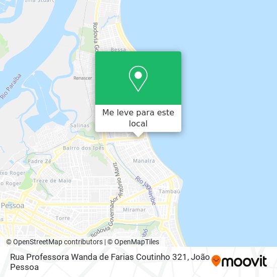Rua Professora Wanda de Farias Coutinho 321 mapa