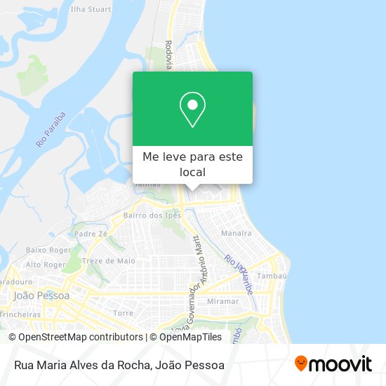 Rua Maria Alves da Rocha mapa