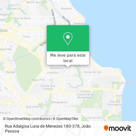 Rua Adalgisa Luna de Menezes 180-378 mapa