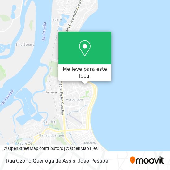 Rua Ozório Queiroga de Assis mapa