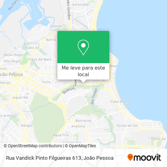 Rua Vandick Pinto Filgueiras 613 mapa