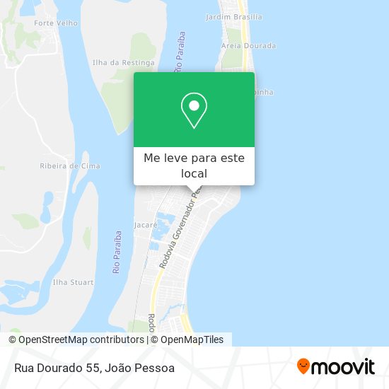 Rua Dourado 55 mapa