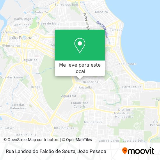 Rua Landoaldo Falcão de Souza mapa
