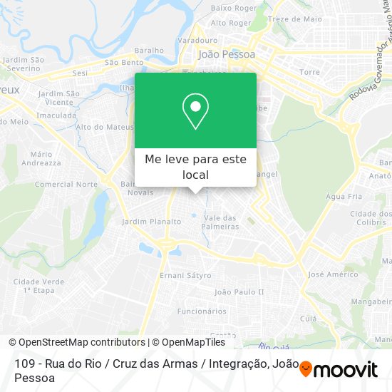 109 - Rua do Rio / Cruz das Armas / Integração mapa