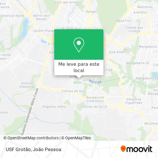 USF Grotão mapa