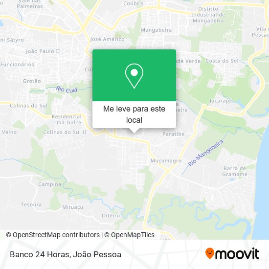 Banco 24 Horas mapa