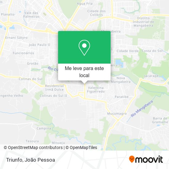Triunfo mapa