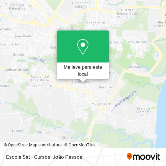 Escola Sat - Cursos mapa