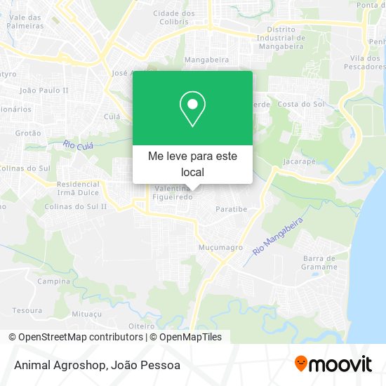 Animal Agroshop mapa