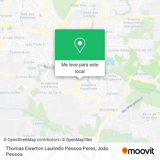 Thomas Ewerton Laurindo Pessoa Peres mapa