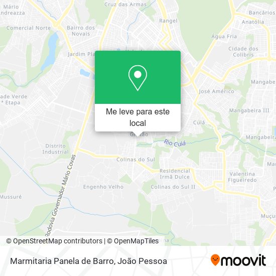 Marmitaria Panela de Barro mapa