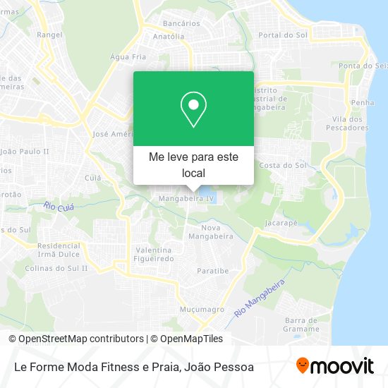 Le Forme Moda Fitness e Praia mapa