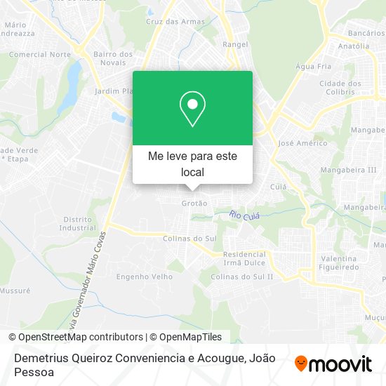 Demetrius Queiroz Conveniencia e Acougue mapa
