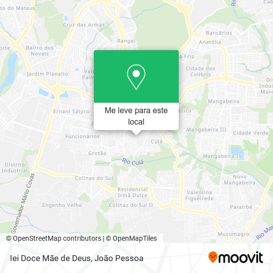 Iei Doce Mãe de Deus mapa