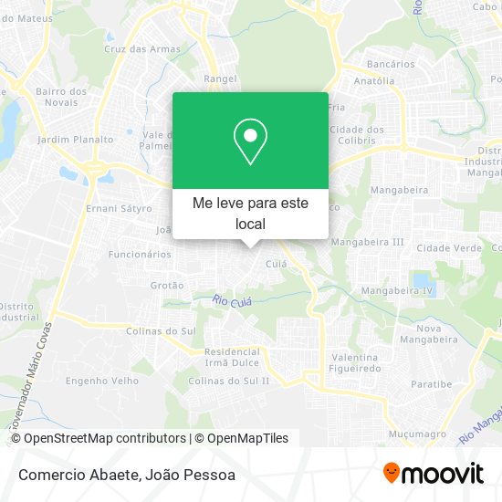 Comercio Abaete mapa