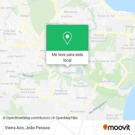 Vieira Aco mapa