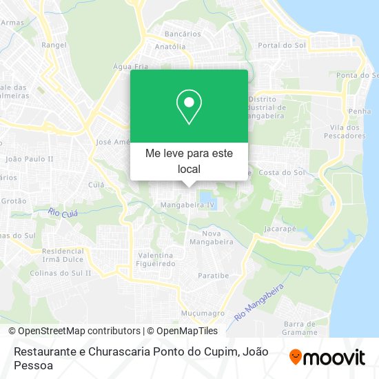 Restaurante e Churascaria Ponto do Cupim mapa