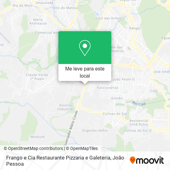 Frango e Cia Restaurante Pizzaria e Galeteria mapa