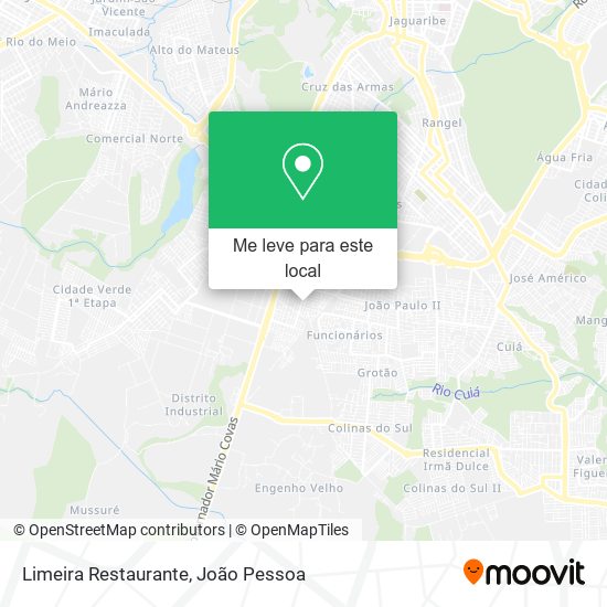 Limeira Restaurante mapa