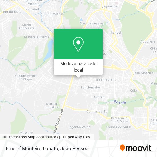 Emeief Monteiro Lobato mapa