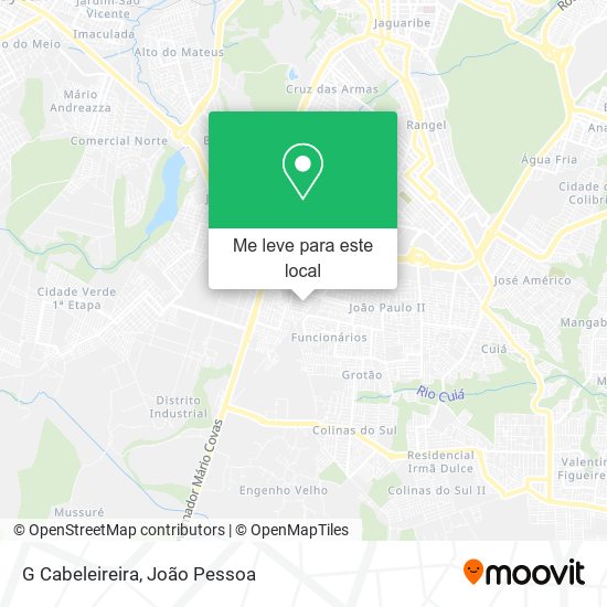 G Cabeleireira mapa