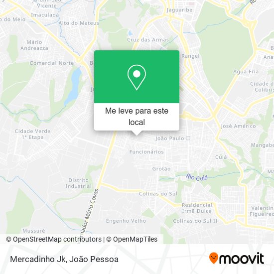 Mercadinho Jk mapa